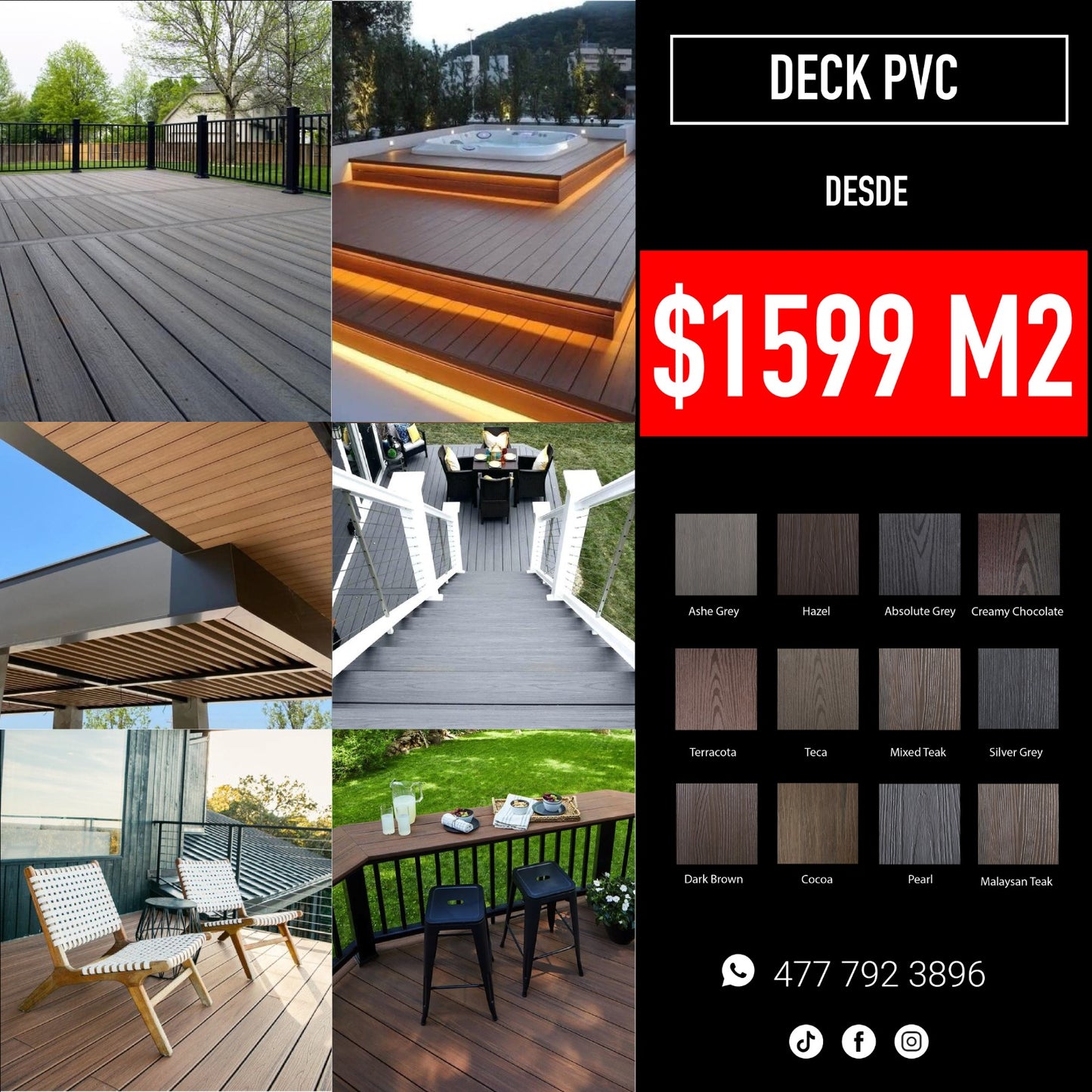 Deck WPC para exterior